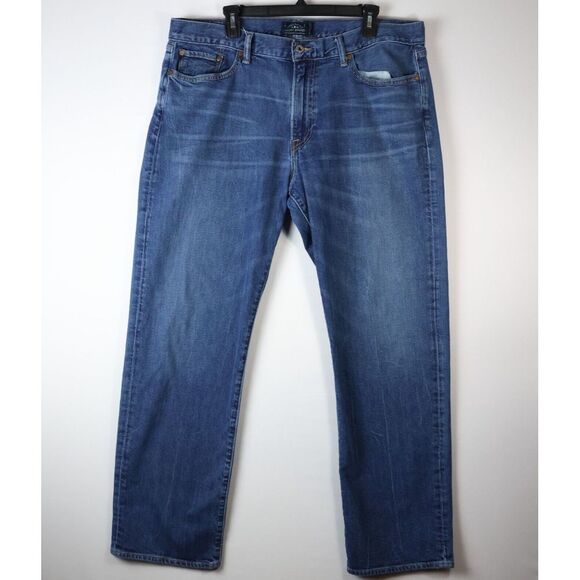 Lucky Brand Women USA Straight Denim Blue Jeans Size Regular 40x32 vtg‎ straight - Picture 1 of 11